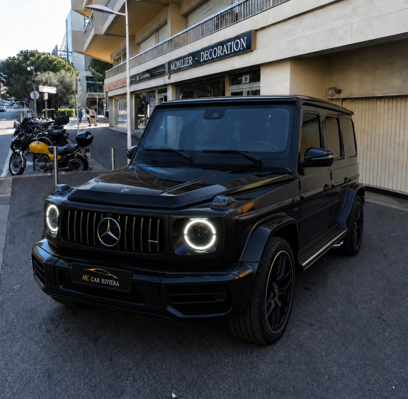 Location Mercedes CLASS G63 AMG noir mat Nice/Monaco/Antibes/Cannes/St Tropez