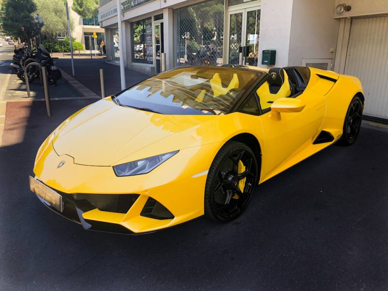 agence location pour lamborghini huracan spyder juan les pins